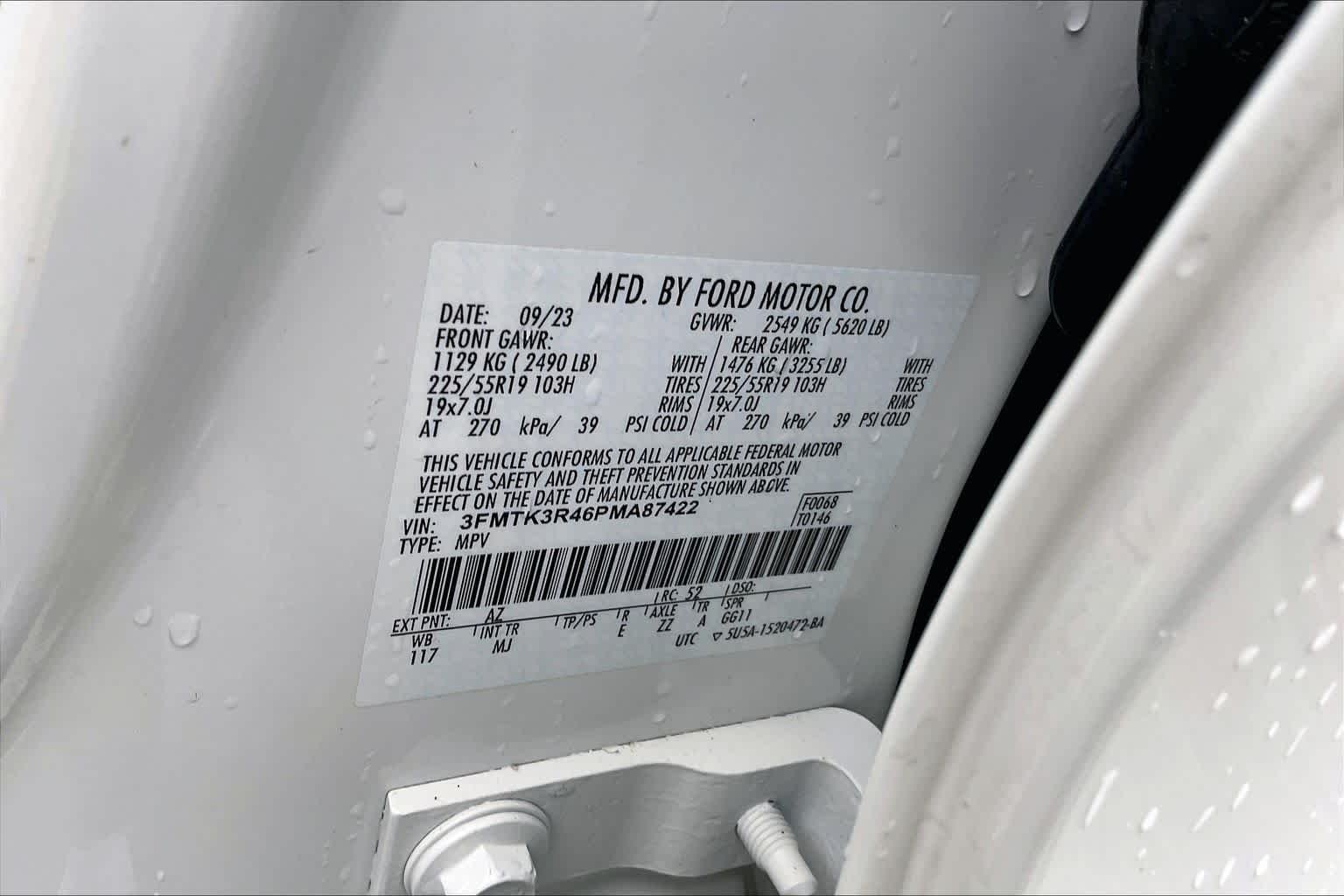 Used 2023 Star White Metallic Tri-Coat Ford Premium image 33