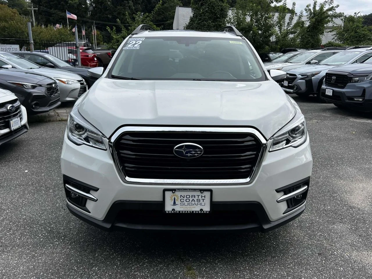 Used 2022 Crystal White Pearl Subaru Touring image 8