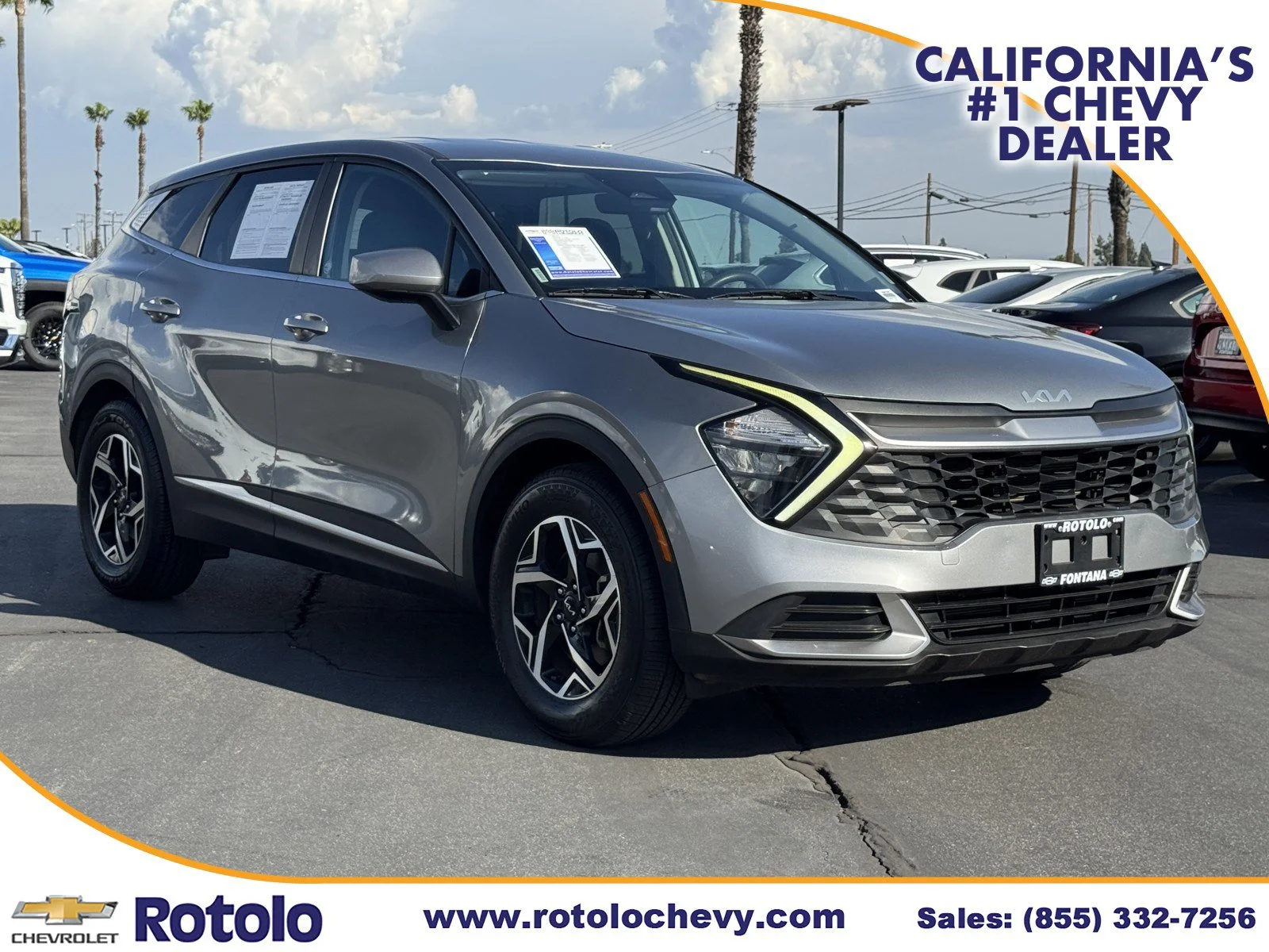 Used 2023 Steel Gray Kia LX image 1