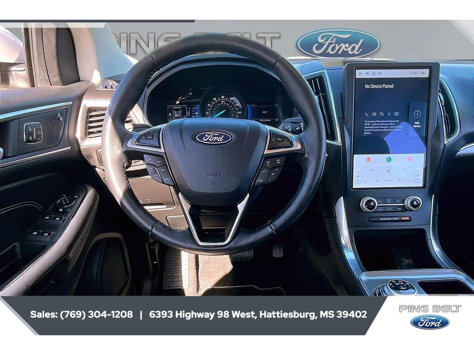 Used 2024 Star White Metallic Tri-Coat Ford Titanium image 5