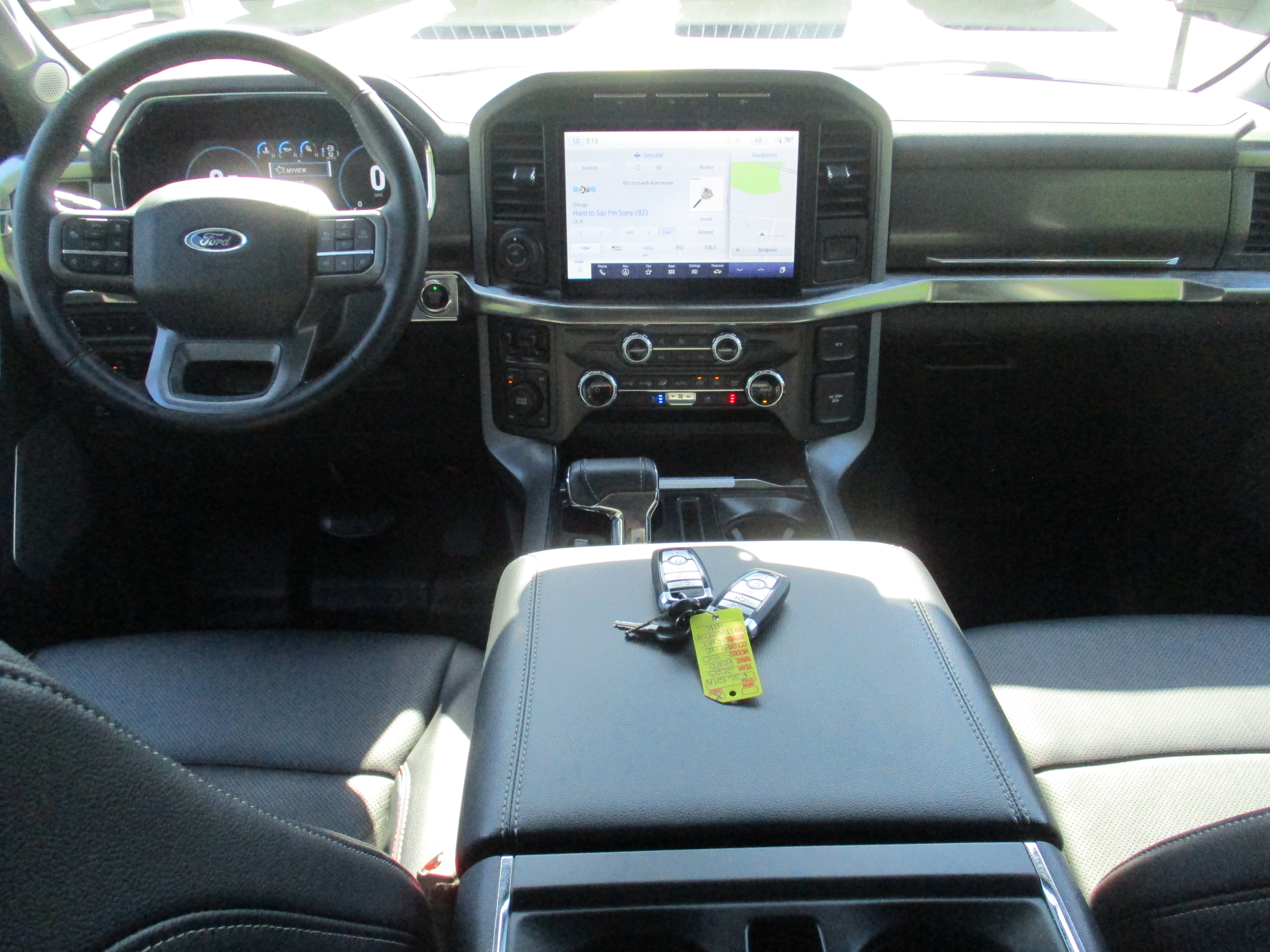 Used 2023 Azure Gray Metallic Tri-Coat Ford LARIAT image 6