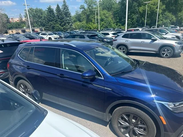 Certified Used 2023 Blue Volkswagen 2.0T SE image 2