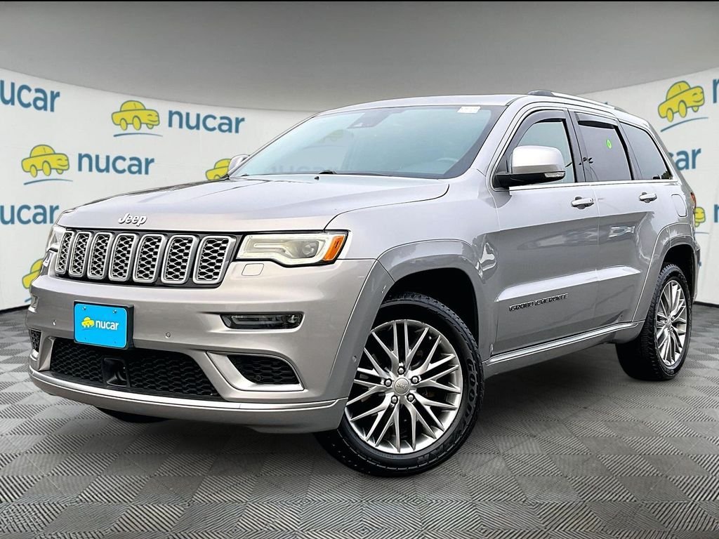Used 2018 Billet Silver Metallic Clearcoat Jeep Summit image 3