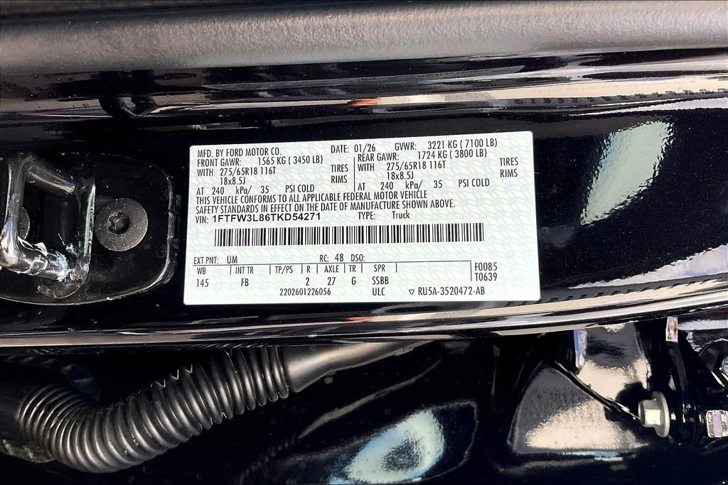 New 2026 Agate Black Metallic Ford XLT image 13