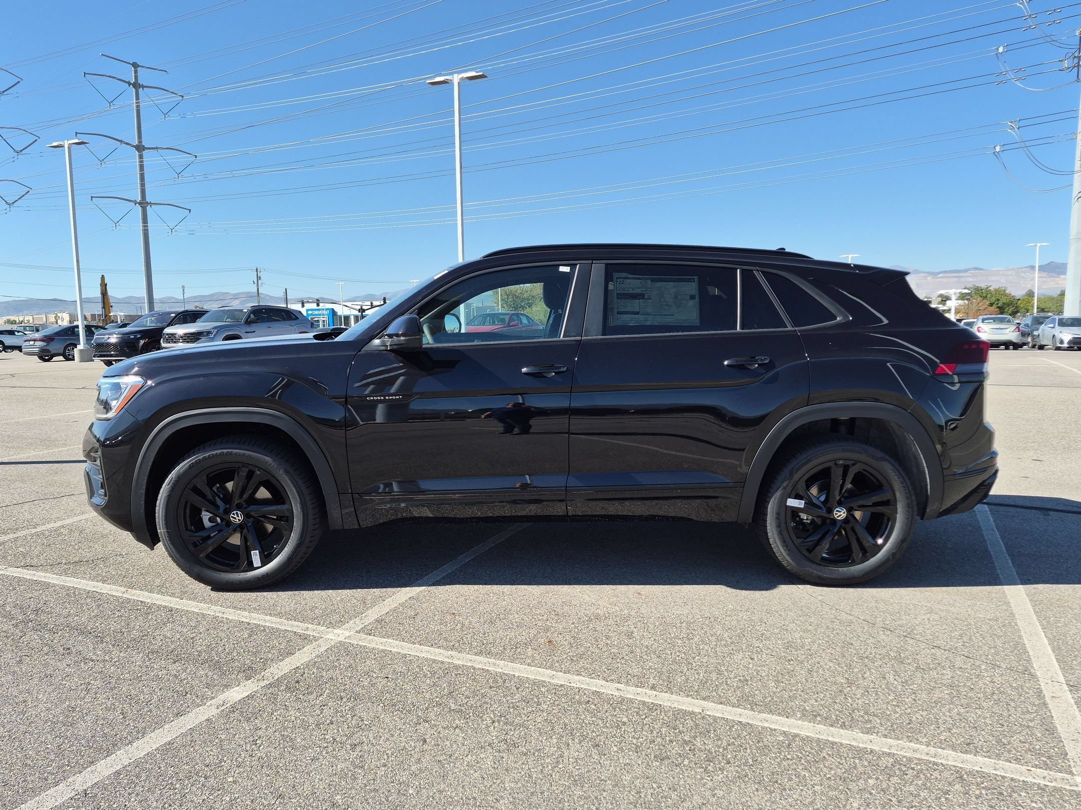 New 2026 Deep Black Pearl Volkswagen 2.0T SEL R-Line Black image 7