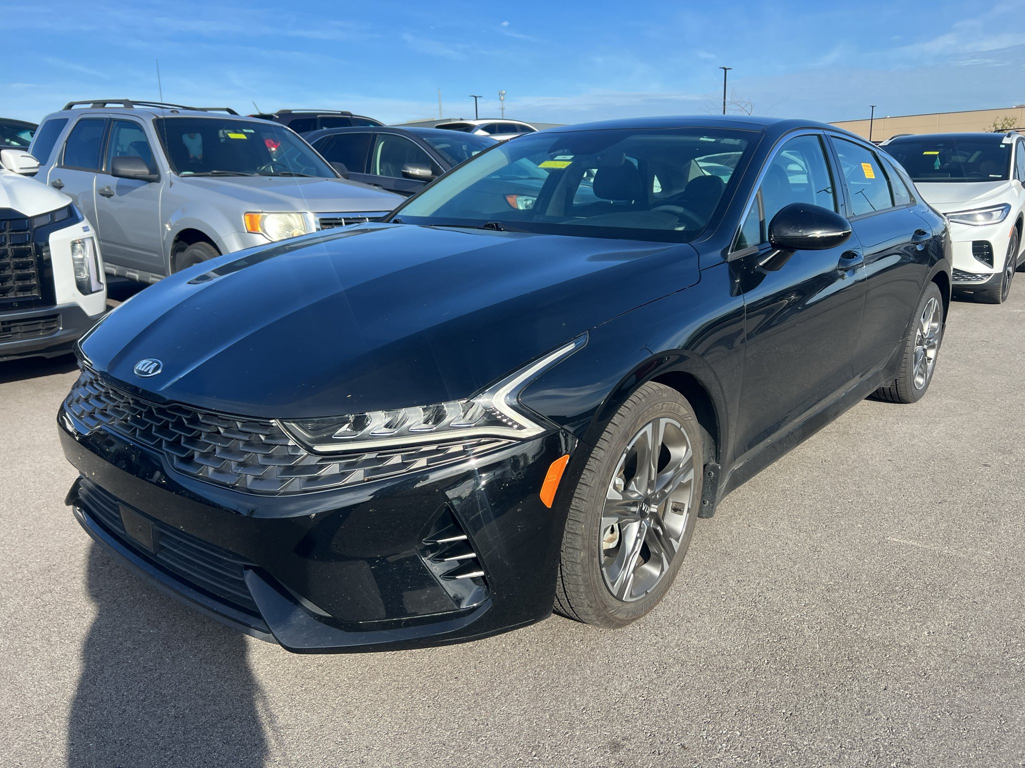Used 2021 Ebony Black Kia EX image 3