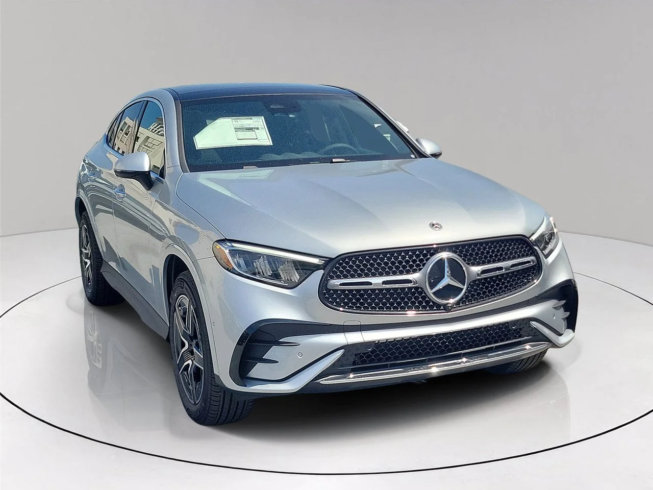 New 2026 Silver Mercedes-Benz GLC 300 Coupe image 1