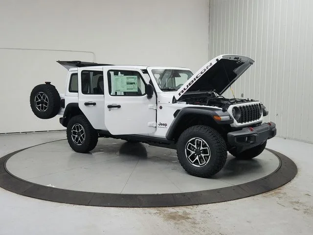 New 2026 Bright White Clearcoat Jeep Rubicon image 9