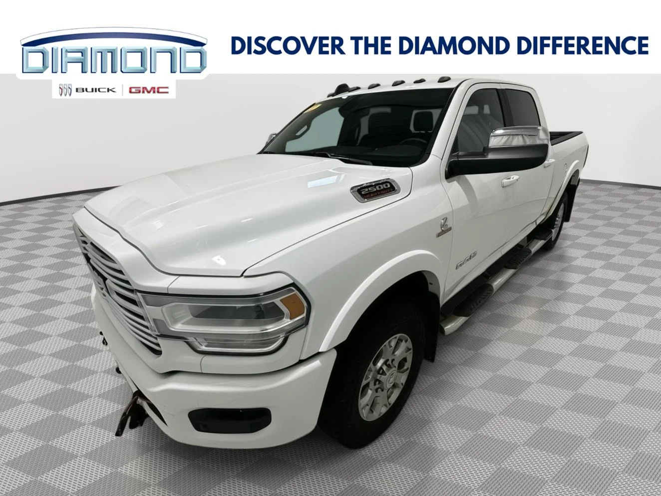 Used 2022 Bright White Clearcoat Ram Laramie image 1