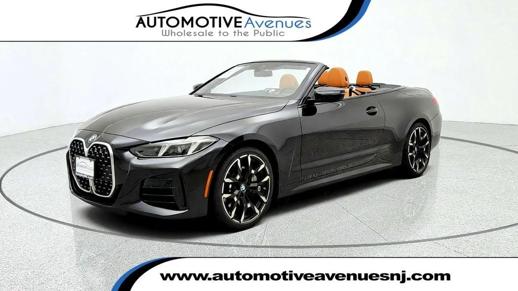 Used 2026 Black Sapphire Metallic BMW 430i xDrive Convertible w/ M Sport & Premium Pkgs image 1