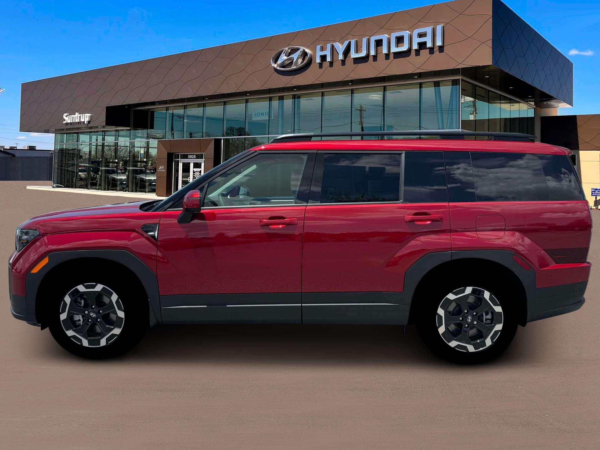New 2026 Ultimate Red Hyundai SEL AWD image 3