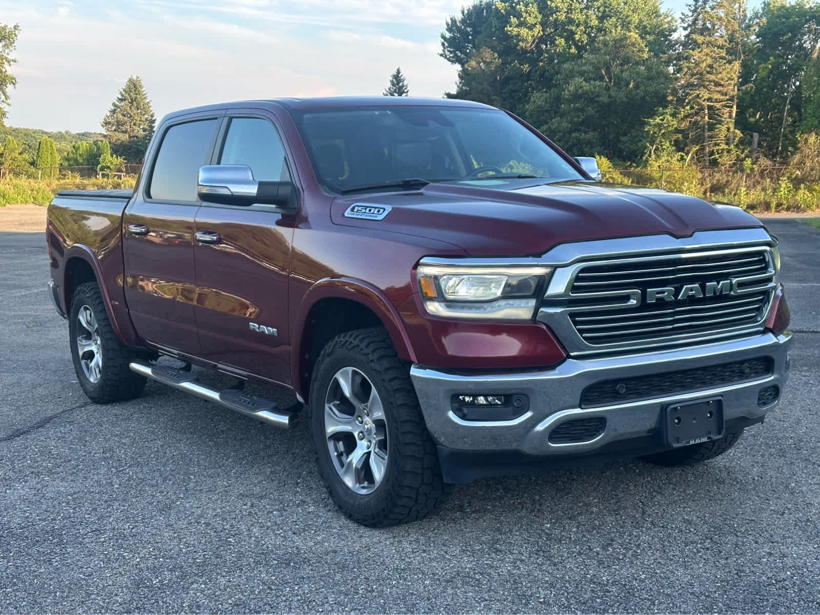 Used 2022 Delmonico Red Pearlcoat Ram Laramie image 3