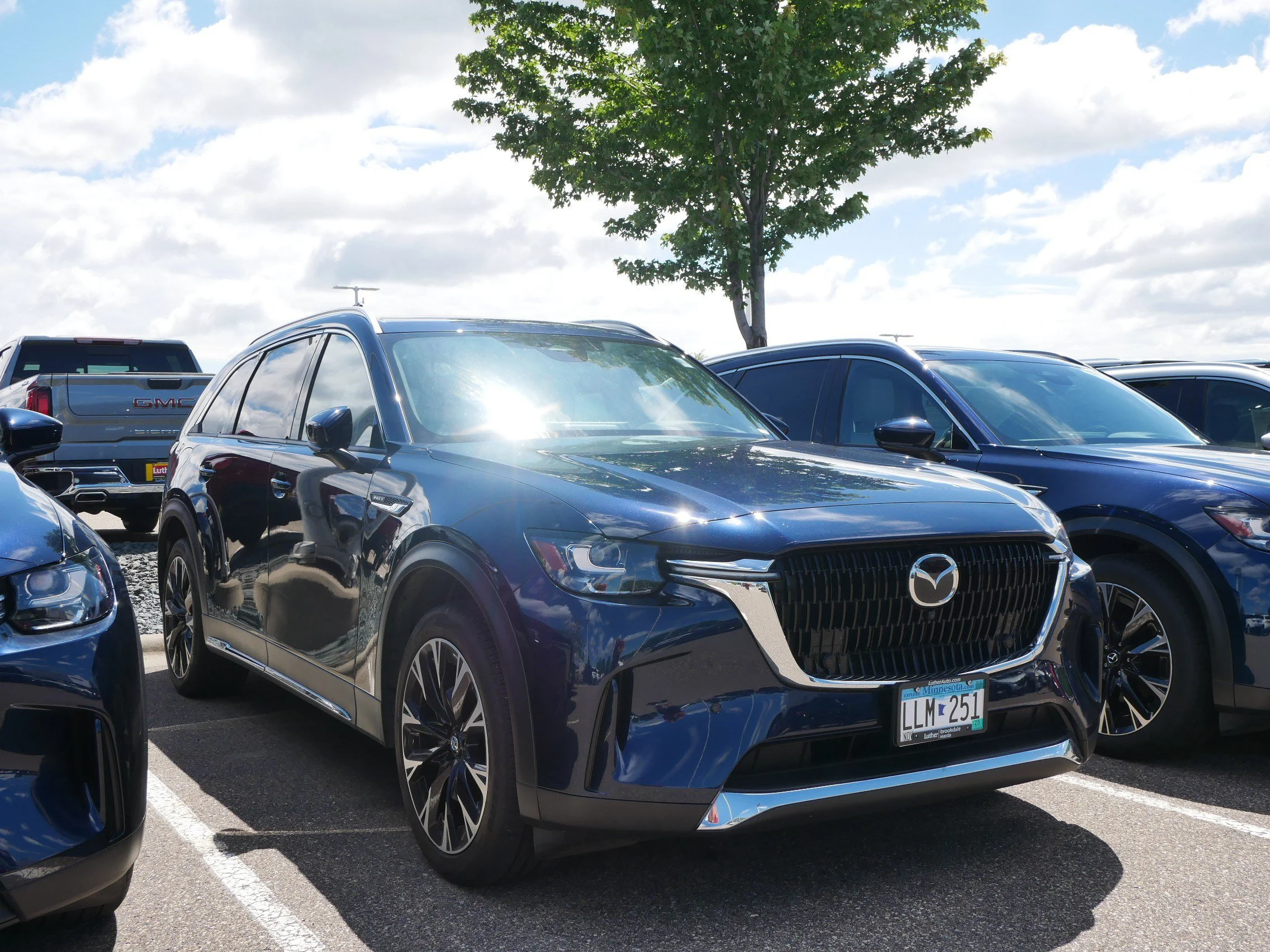Used 2024 Deep Crystal Blue Mica Mazda Premium Plus image 1