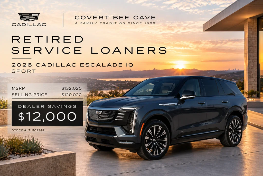 New 2026 Deep Space Metallic (No longer available to order) Cadillac Sport image 1