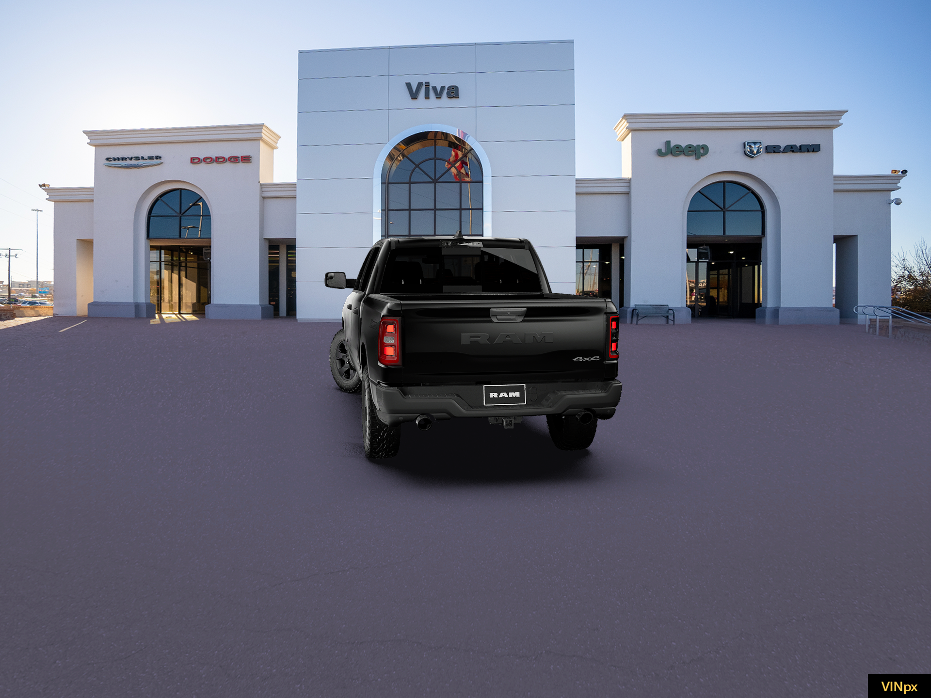 New 2027 Diamond Black Crystal Pearl-Coat Exterior Paint RAM Warlock image 25