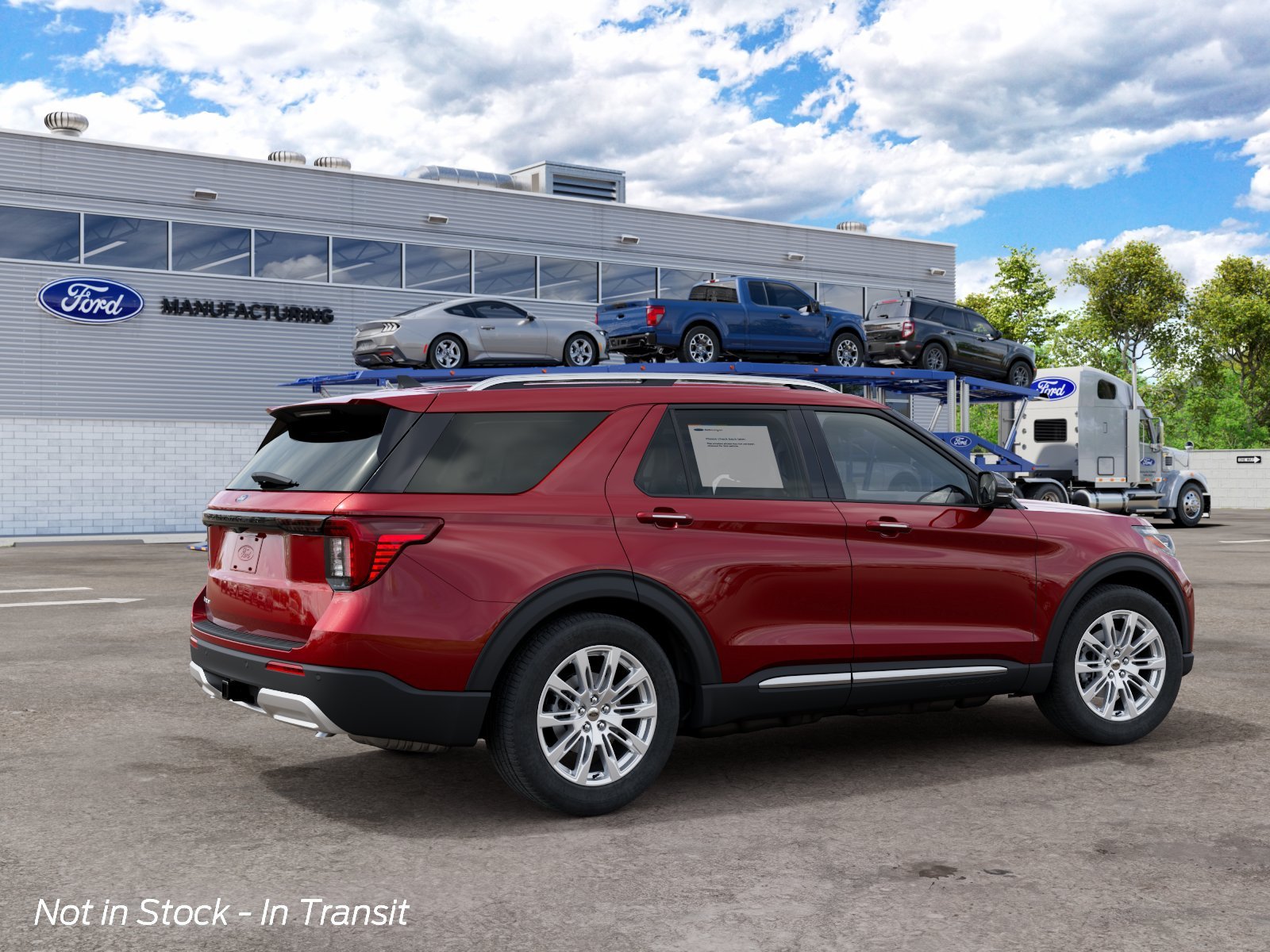 New 2027 Ruby Red Metallic Tinted Clearcoat Ford Platinum™ image 6