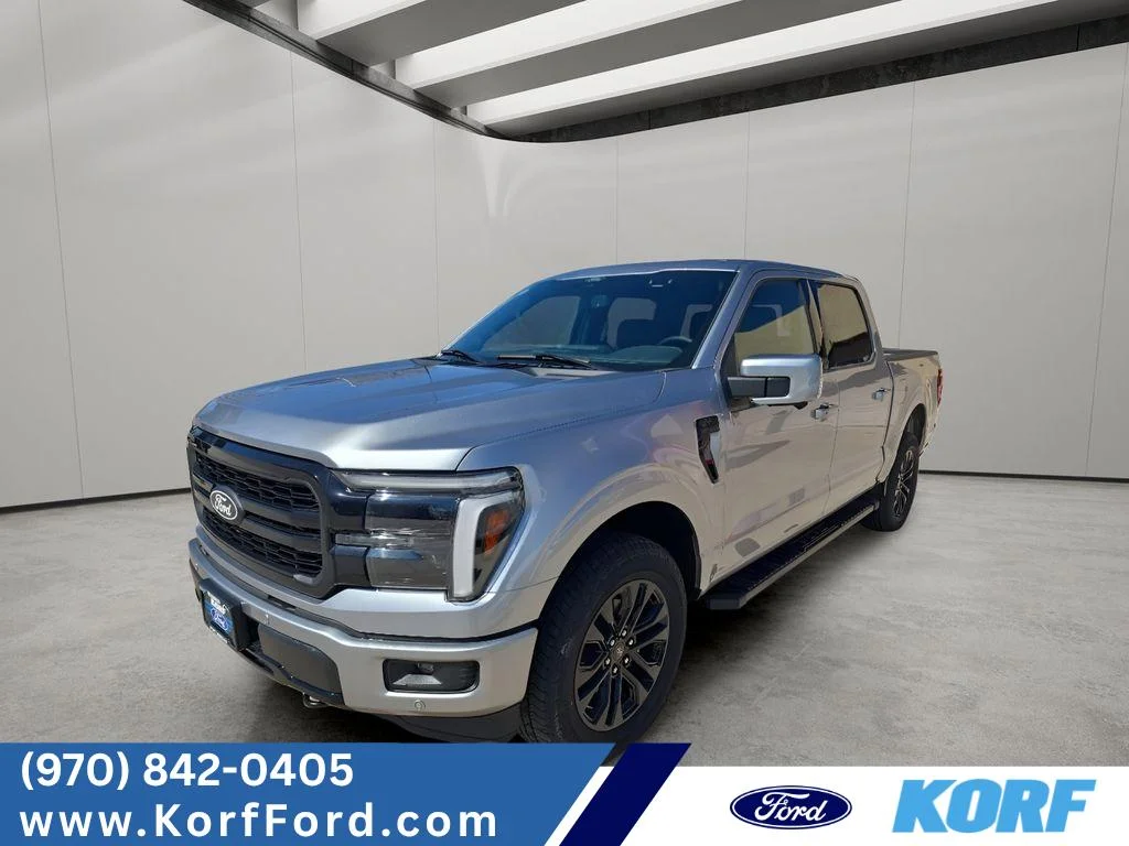 New 2025 Iconic Silver Metallic Ford Lariat® image 1