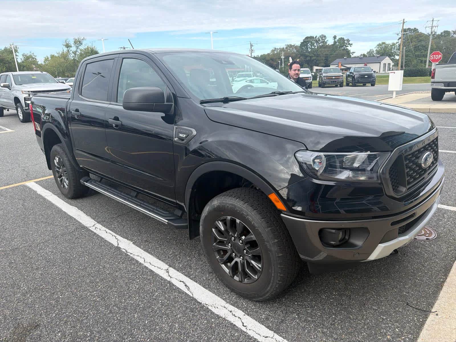 Used 2023 Shadow Black Ford XLT image 2