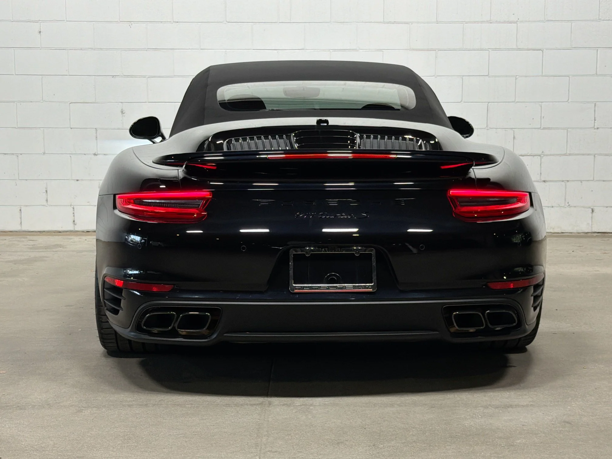 Certified Used 2019 Jet Black Metallic Porsche Turbo S image 8