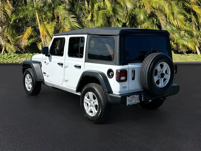 Used 2022 White Jeep Unlimited Sport S image 8