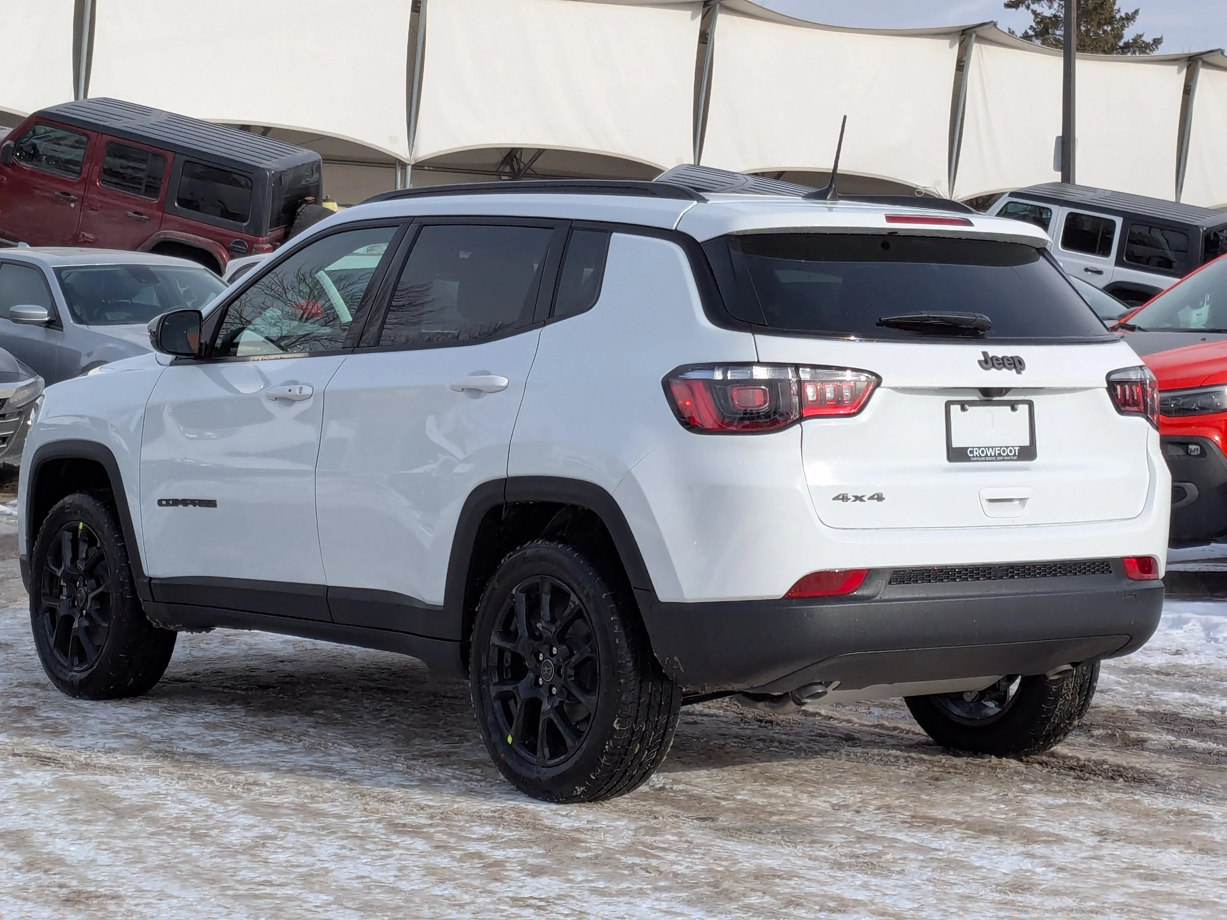 New 2026 White Jeep North - Altitude Special Edition 18 inch Black Wheels image 6