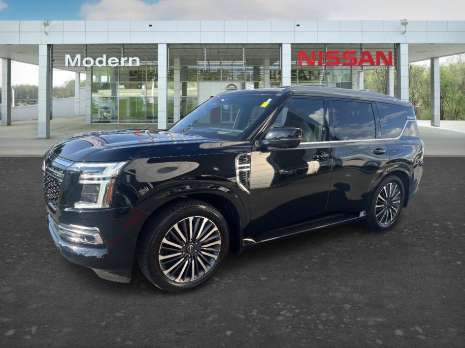 Used 2025 Super Black Nissan Platinum Reserve image 1