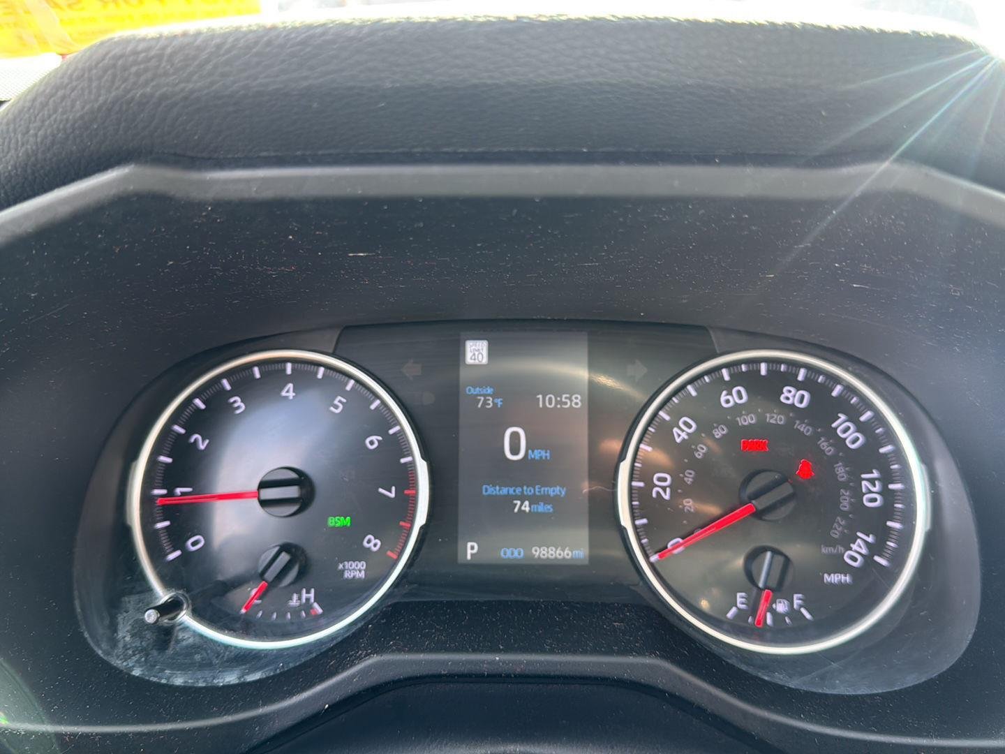 Used 2022 Magnetic Gray Metallic Toyota XLE image 8