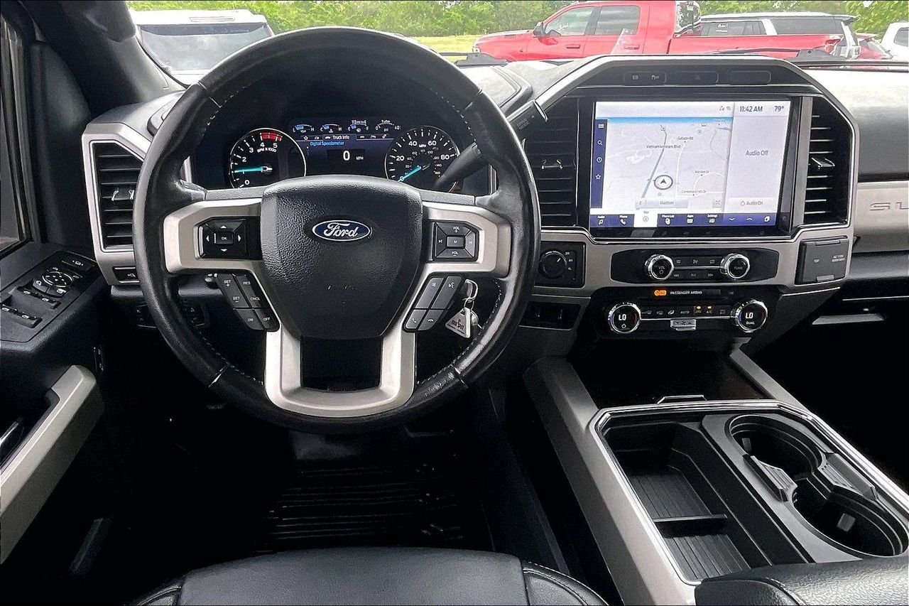 Used 2022 OXFORD WHITE Ford LARIAT image 11