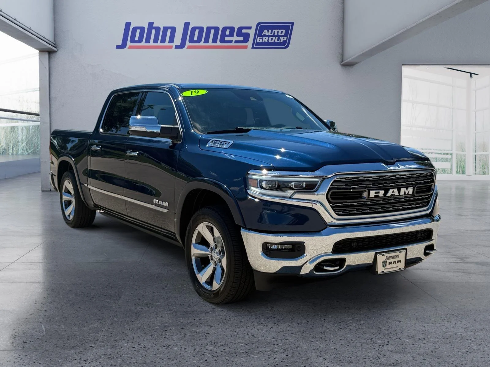 Used 2019 Patriot Blue Pearlcoat Ram Limited image 7