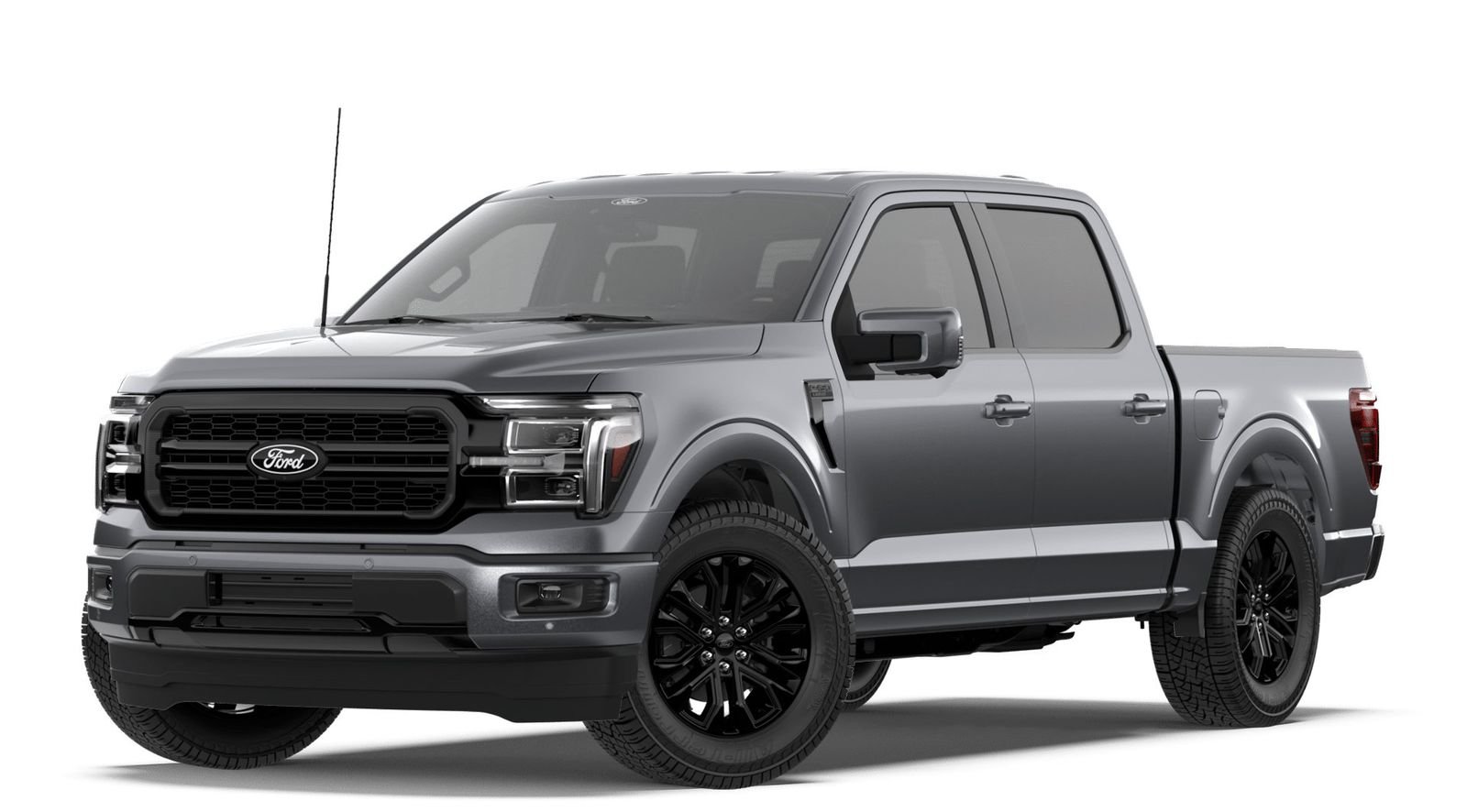 New 2026 Carbonized Gray Metallic Ford Lariat image 1