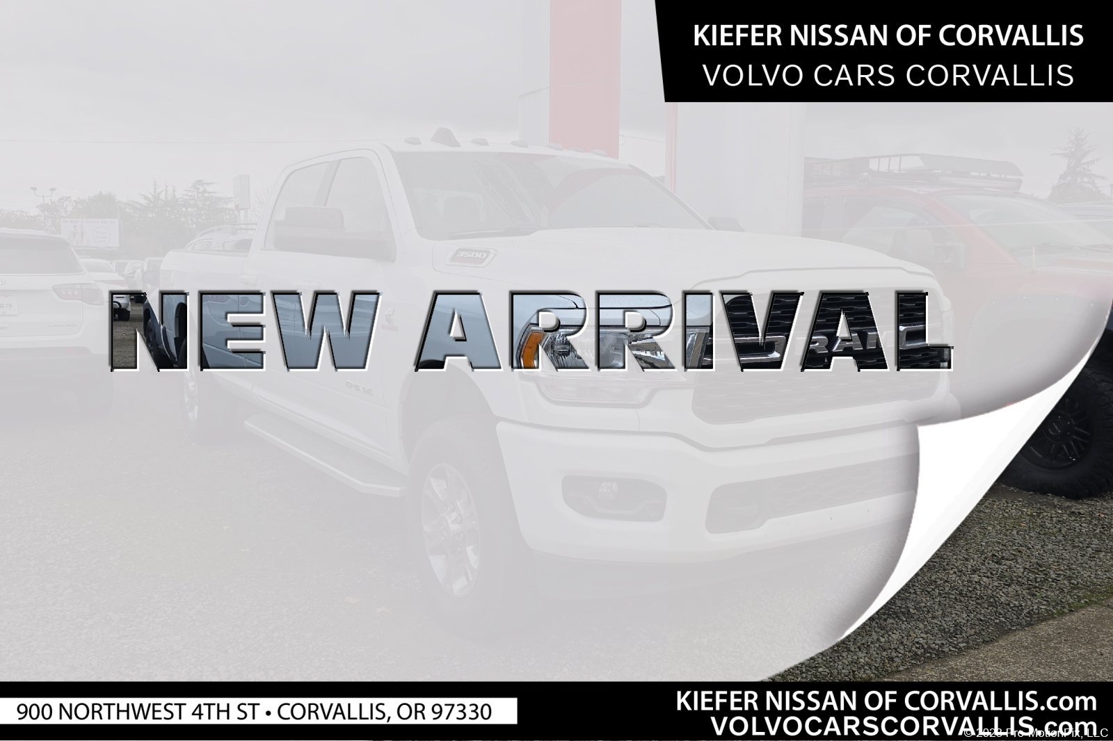 Used 2022 Bright White Clearcoat Ram Big Horn image 1