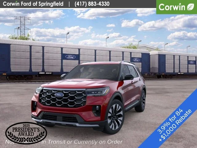 New 2026 Rapid Red Metallic Tinted Clearcoat Ford Platinum™ image 2