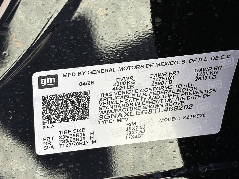 New 2026 Mosaic Black Metallic Chevrolet RS image 20