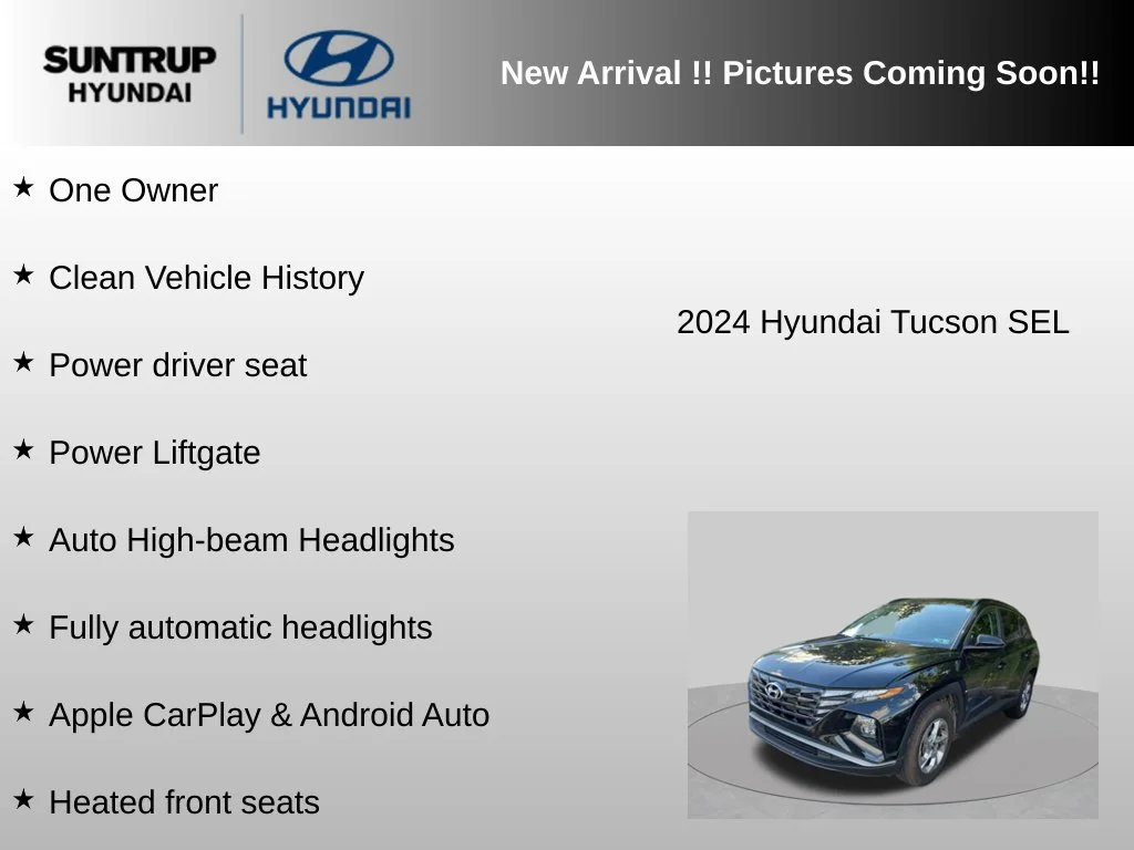 Used 2024 Black Pearl Hyundai SEL image 5