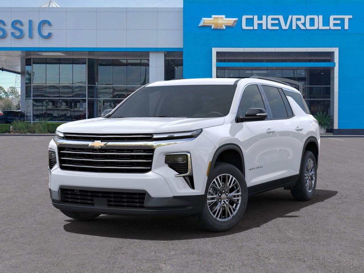 2025 Chevrolet Traverse LT White at Classic Elite Chevrolet Hwy 6