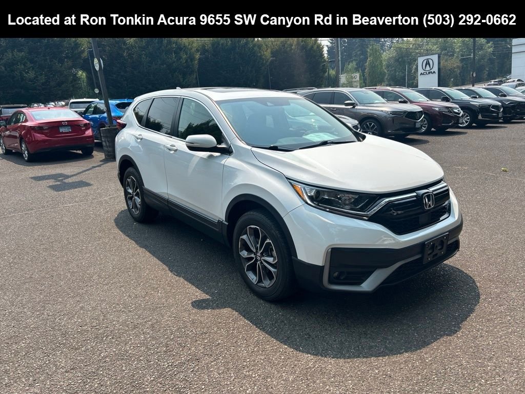 Used 2020 Platinum White Pearl Honda EX-L image 1