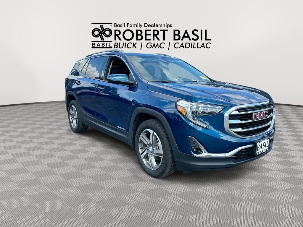 Used 2021 Blue GMC SLT image 2