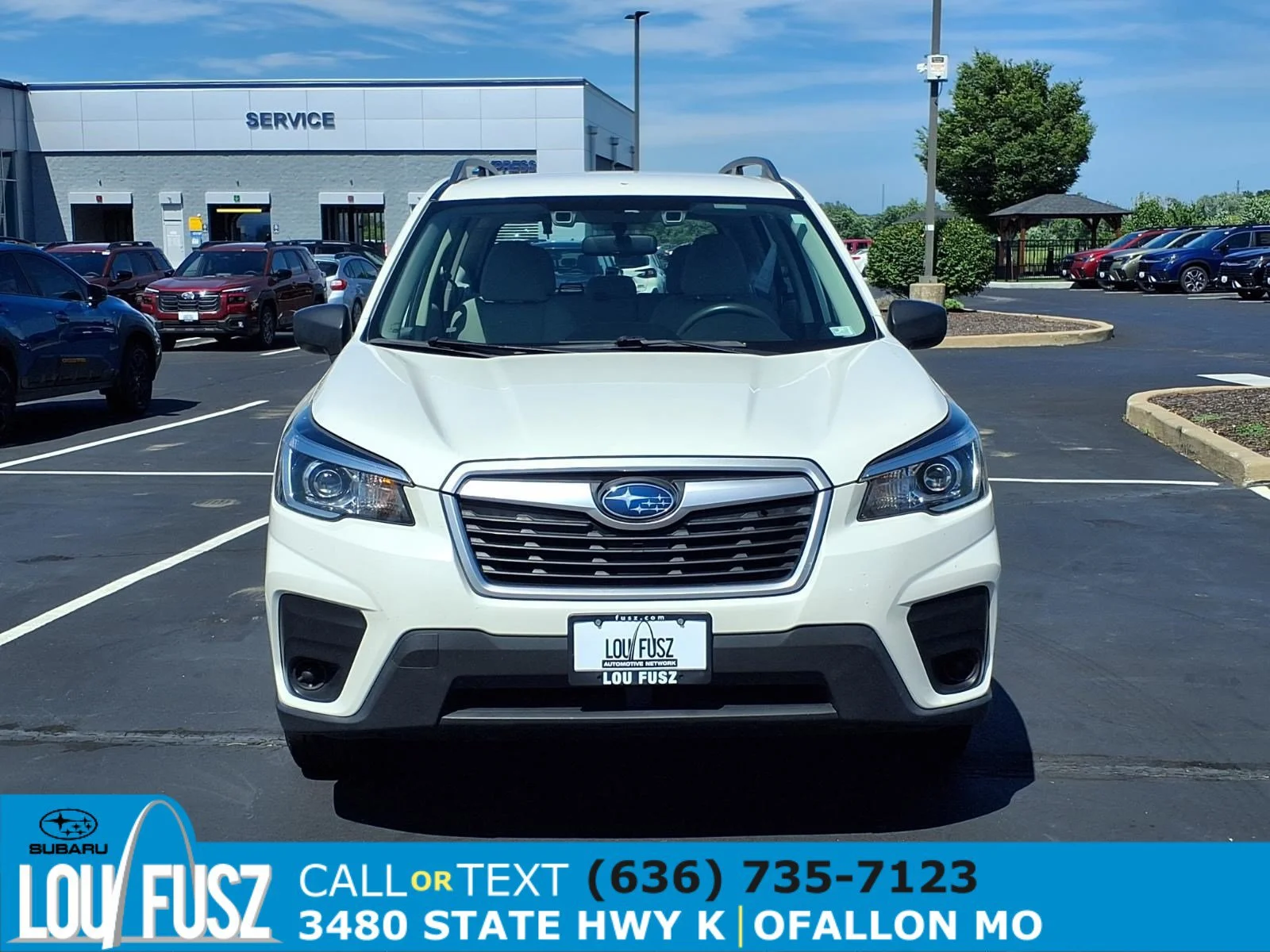 Used 2020 Crystal White Pearl Subaru Base image 30
