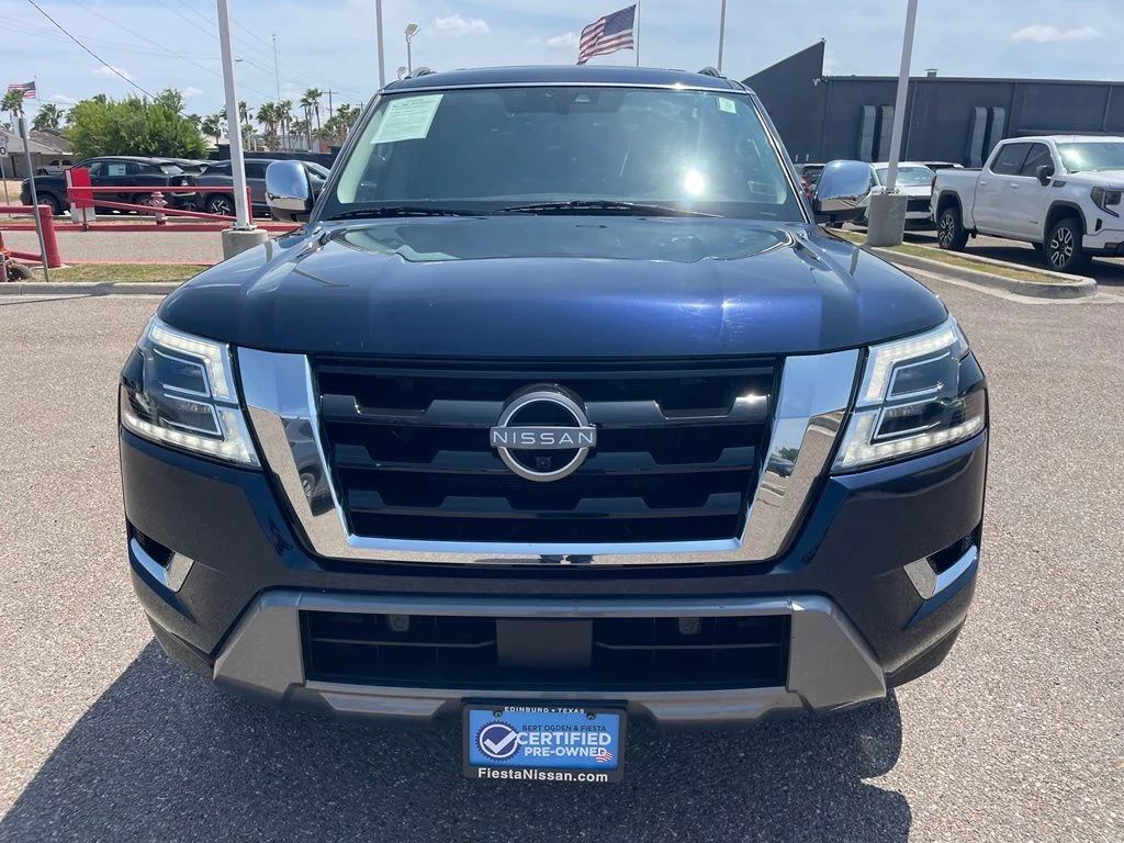 Used 2022 Blue Nissan Platinum image 2