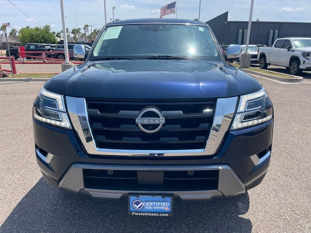 Used 2022 Blue Nissan Platinum image 2