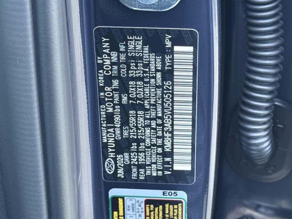 New 2027 Denim Blue Pearl Hyundai SEL Sport FWD image 29