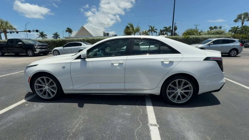 Used 2024 Crystal White Tricoat Cadillac Sport image 5