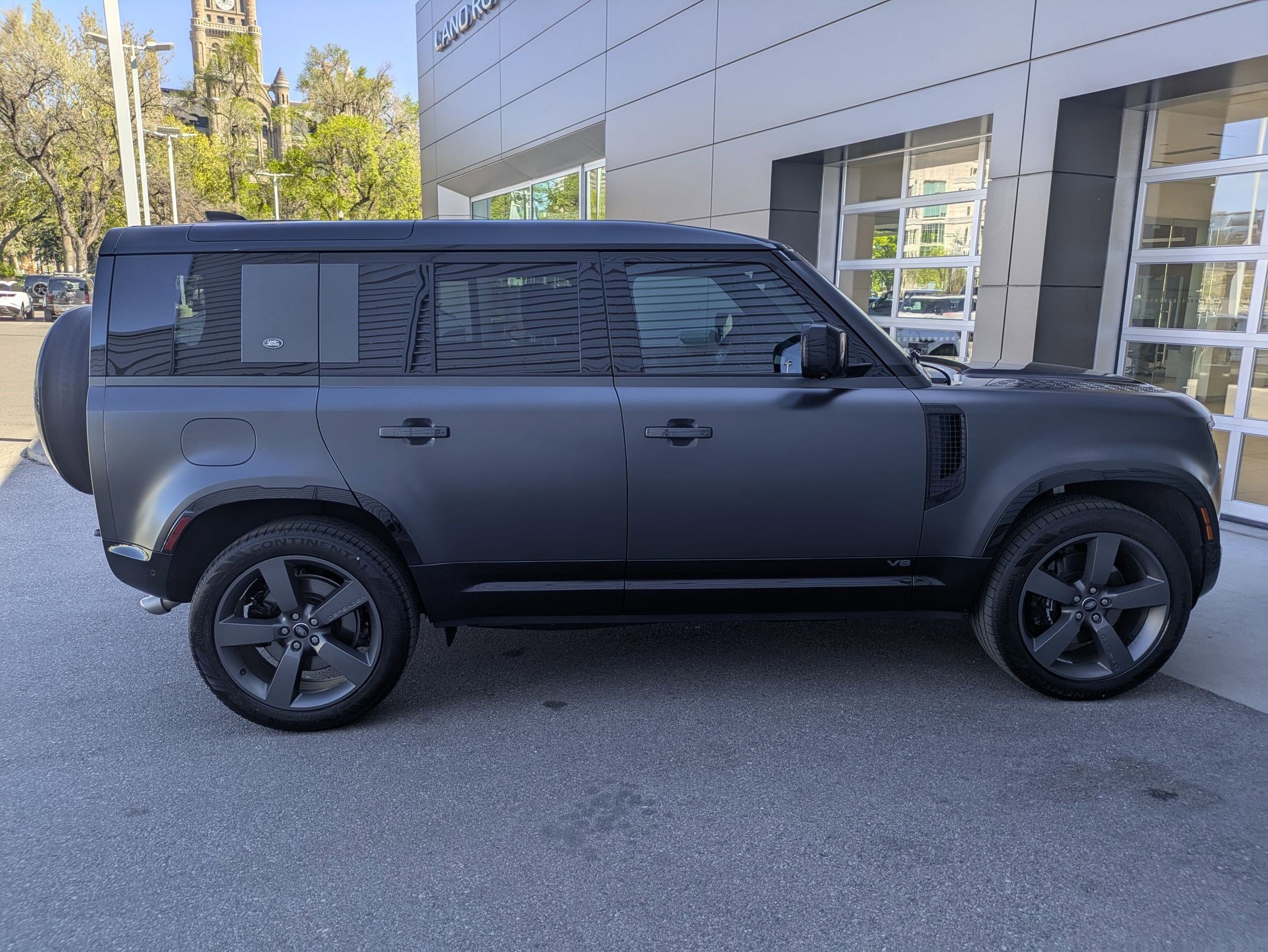 Used 2024 Gray Land Rover 110 P525 Carpathian Edition image 4