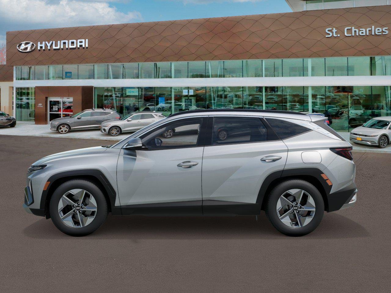 New 2026 Shimmering Silver Hyundai SEL Premium AWD image 3