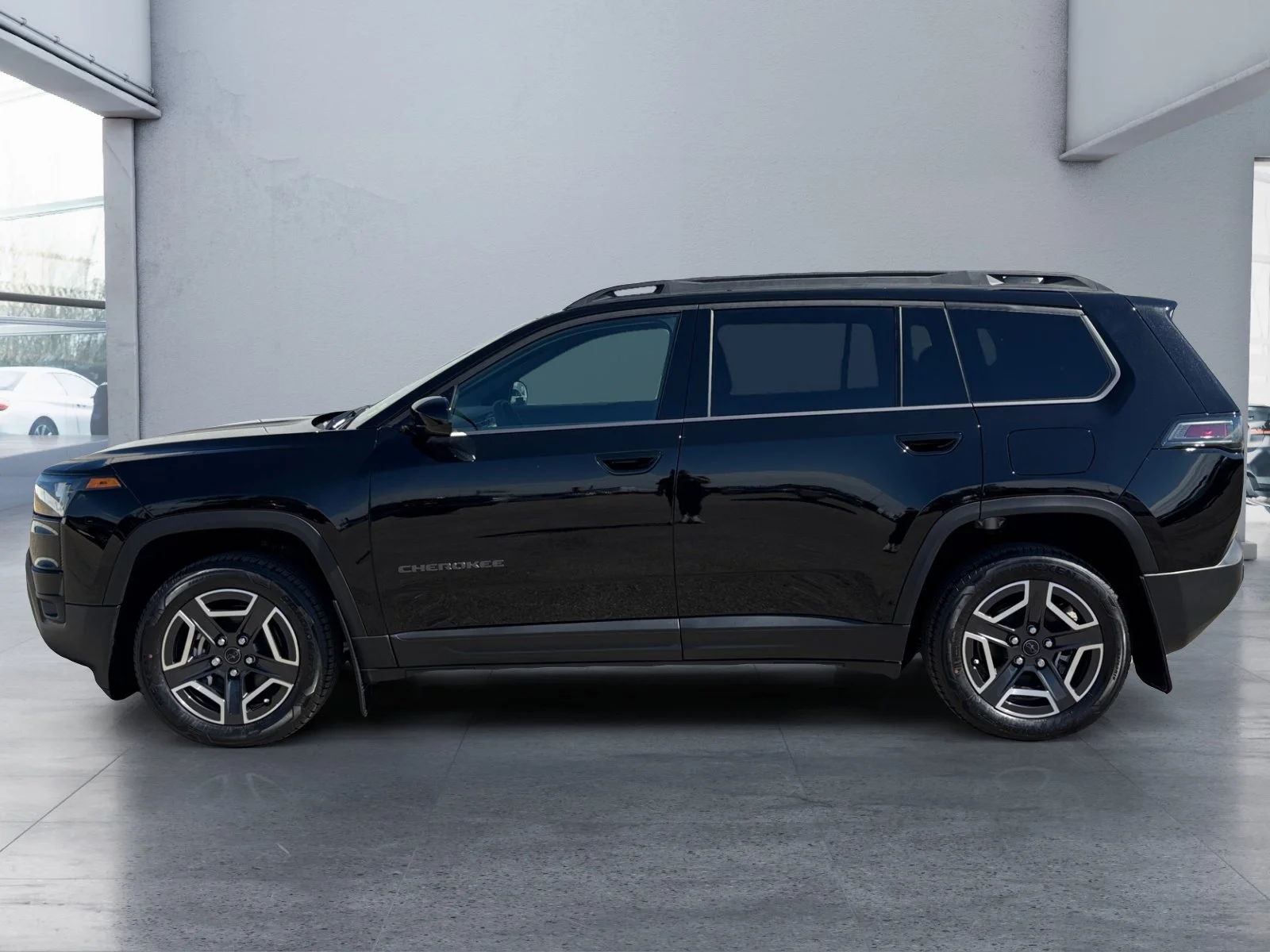 New 2026 Diamond Black Crystal Pearl Jeep Laredo image 2