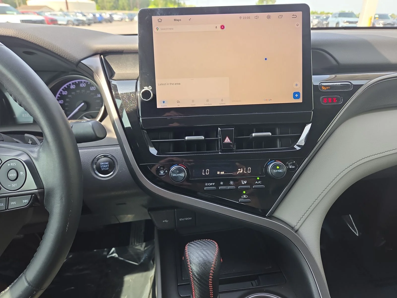 Used 2022 Midnight Black Metallic Toyota SE image 19