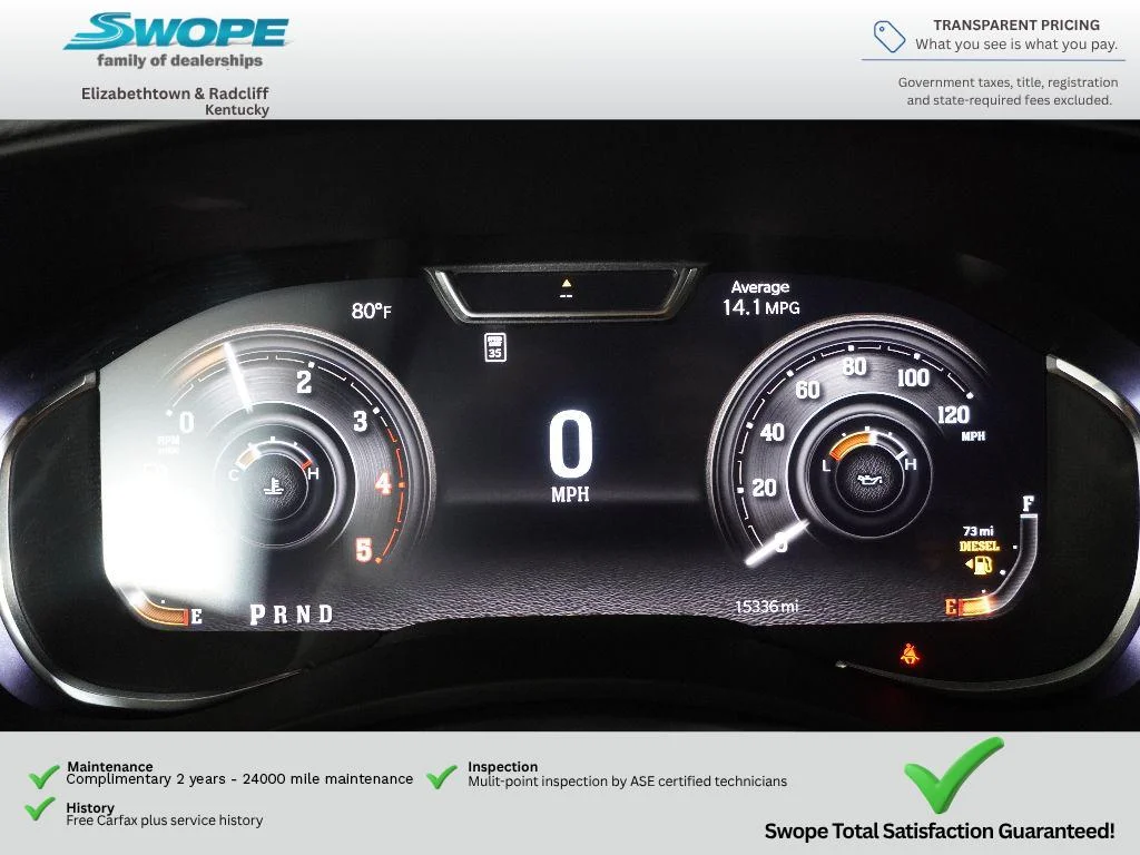 Used 2025 Forged Blue Metallic Ram Laramie image 17