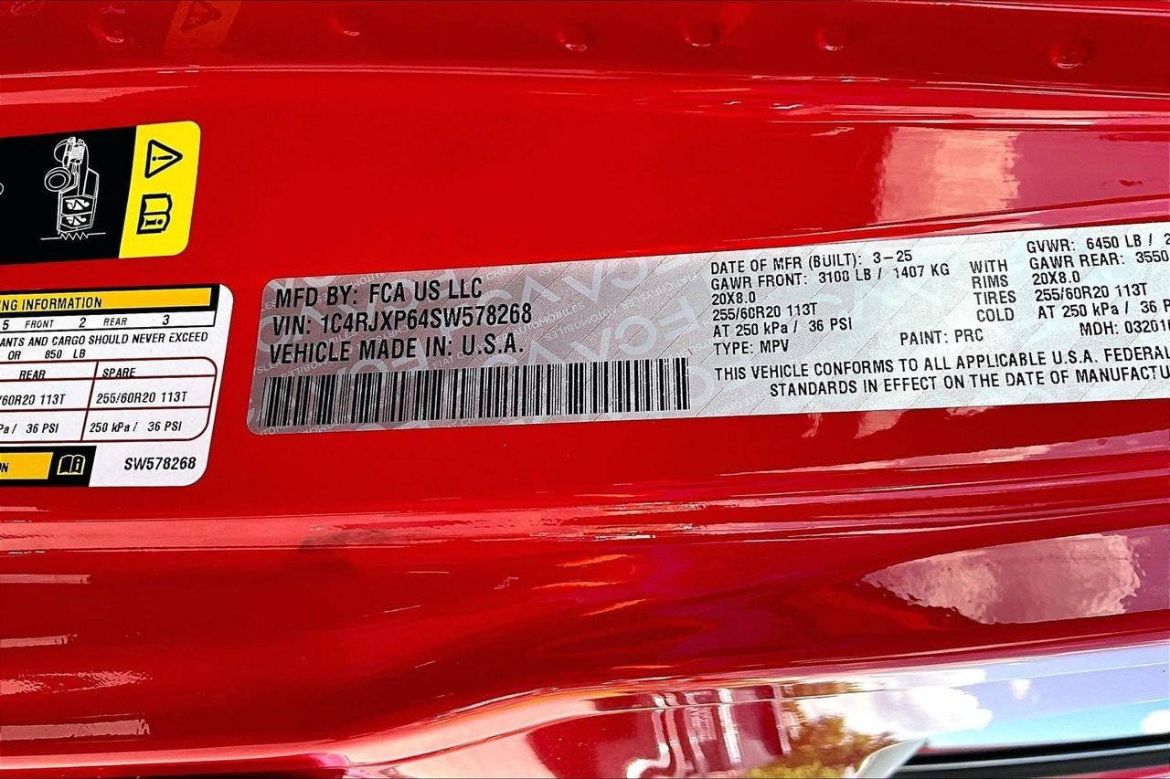 Used 2025 Firecracker Red Clearcoat Jeep Sahara 4xe image 21