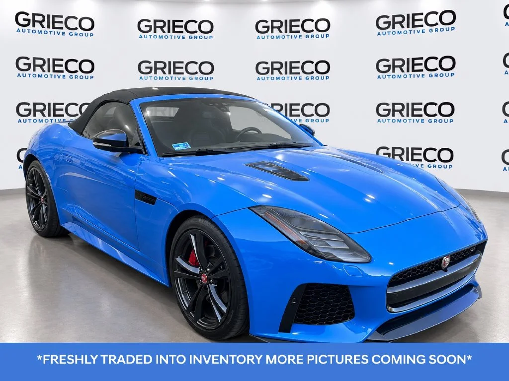 Used 2018 Ultra Blue Metallic Jaguar SVR image 1