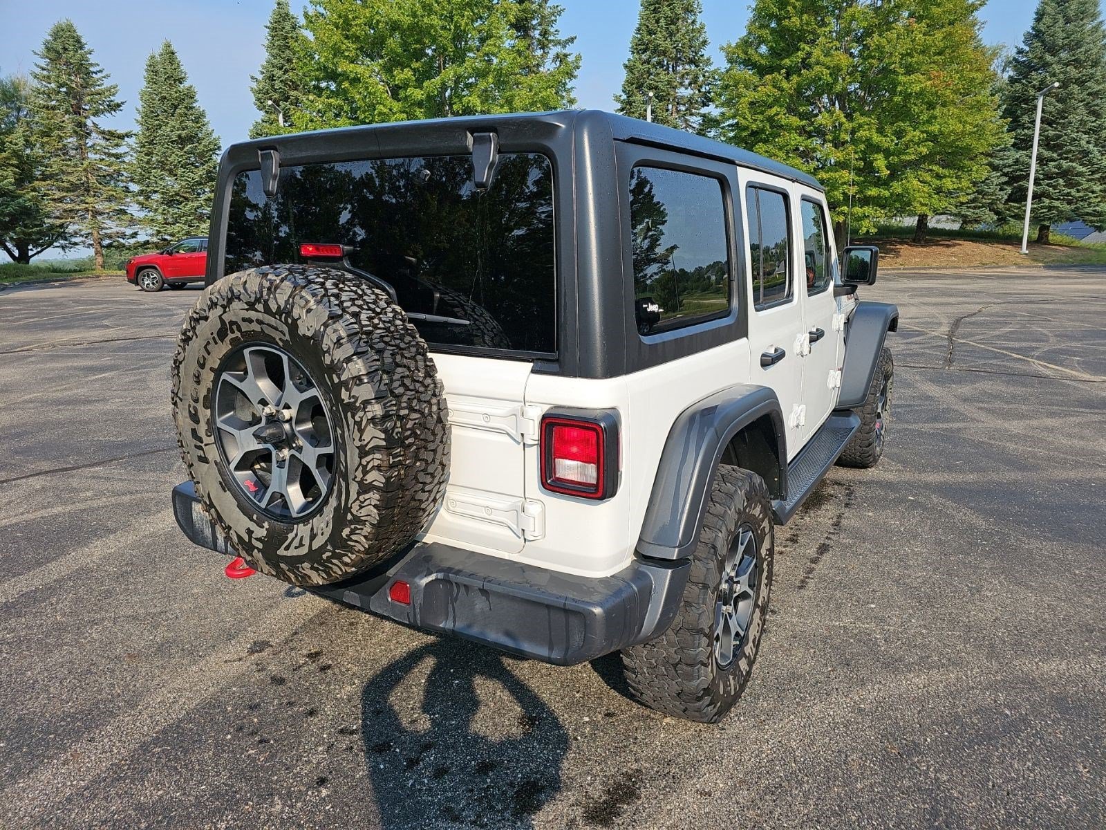 Used 2020 Bright White Clearcoat Jeep Rubicon image 5